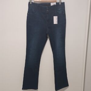 NWT Nine West Mid Rise Bootcut Stretch Jeans Size 12